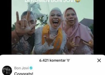 Viral! Video Wisuda Alumnus Undip Dikomentari Akun Bon Jovi